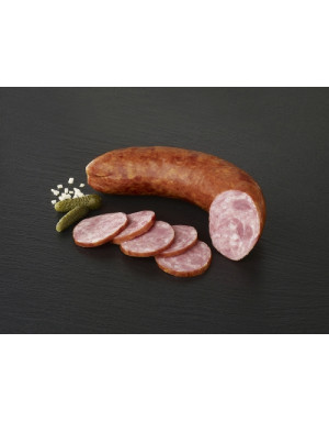 Saucisse à cuire fûmée boyau de porc